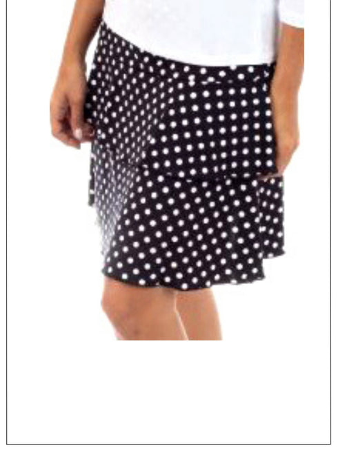 3 Tier PRINTED SKORT with the Ruffle in the center - SH001